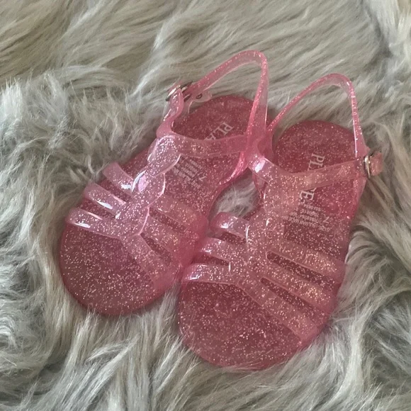 The Children's Place Shoes Childrens Place Pink Glitter Jelly